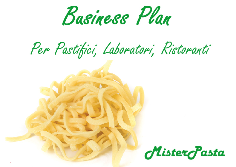 business plann mistepasta logo green words